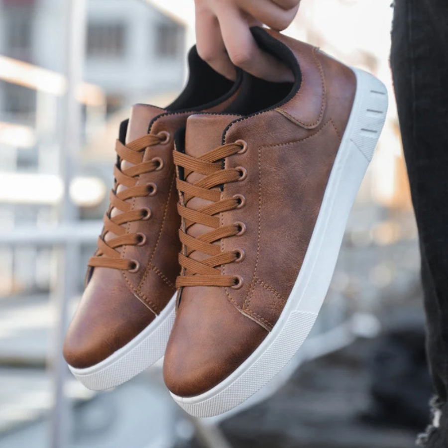 Lester - Stylish Leather Sneakers for Men