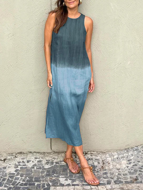 Sophia - Charming Women's Maxi Dress with Gradient Pattern