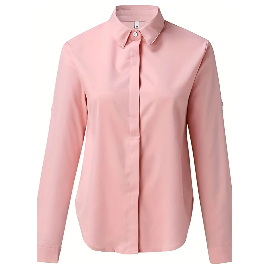 Bernice - Elegant Women's Blouse with Long Sleeves and Chic Design