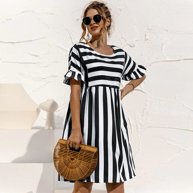 Carlow - Stylish Striped Summer Dress for Relaxed Days