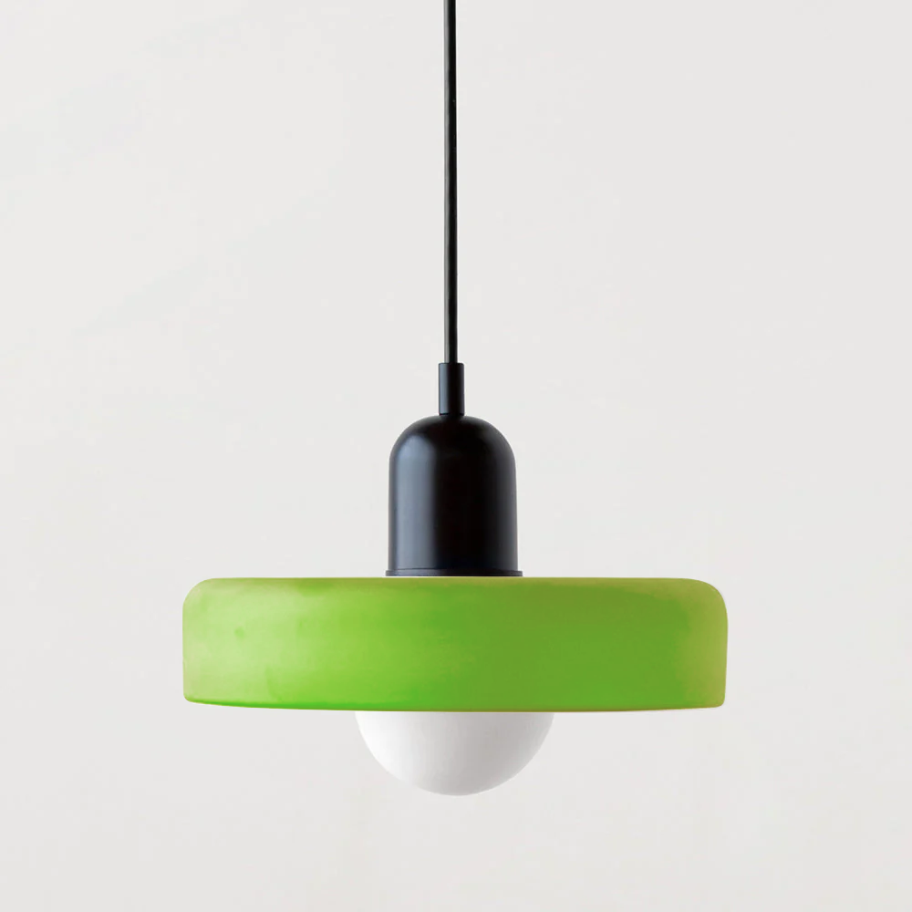 GleaMore - Bauhaus Pendant Light in Stylish Colored Glass