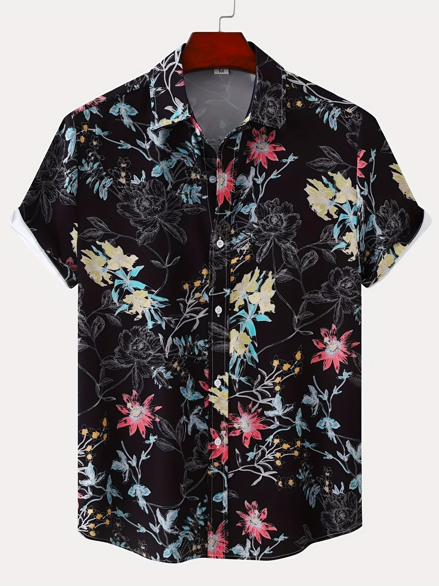 Emmanuel - Stylish Men's Floral Shirt for Summer Comfort
