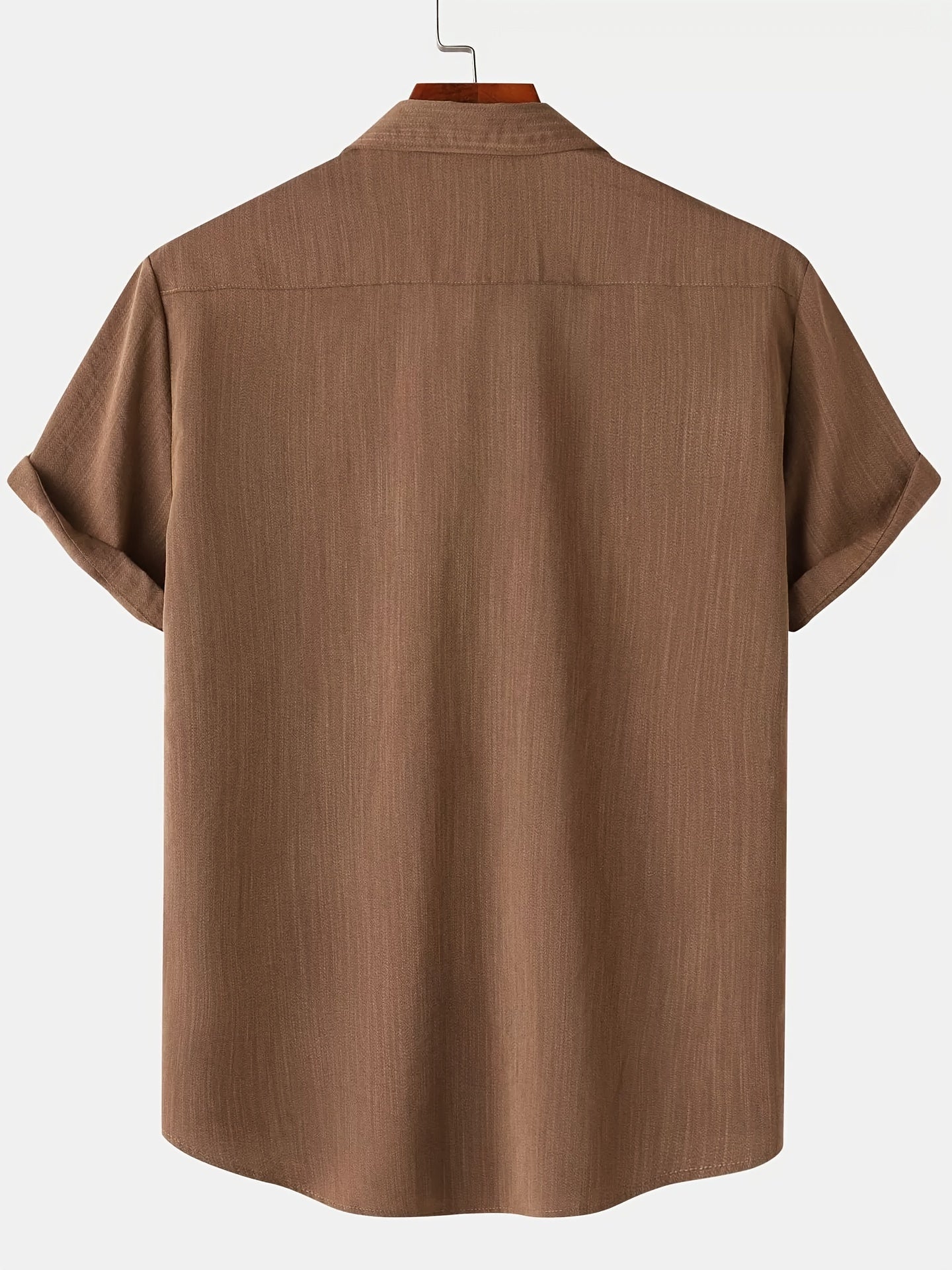 Ursula - Stylish Men's Short-Sleeved Shirt with Chest Pocket