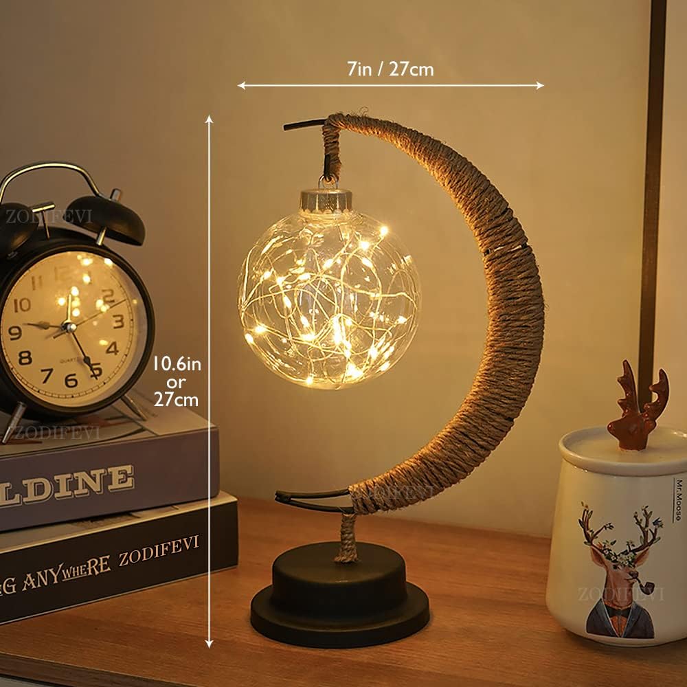 LustraPod - Enchanted Lunar Lamp with Magical Glow and Elegant Design