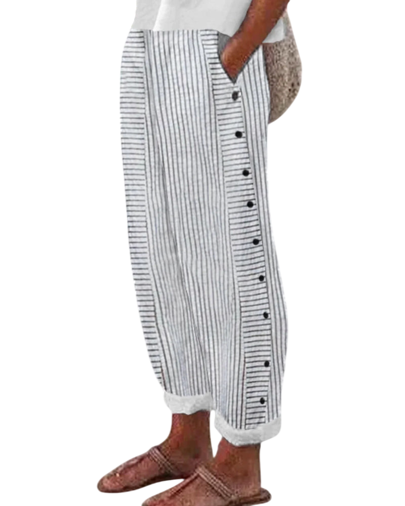Trixie - Stylish Women's Jogging Pants with Modern Striped Pattern