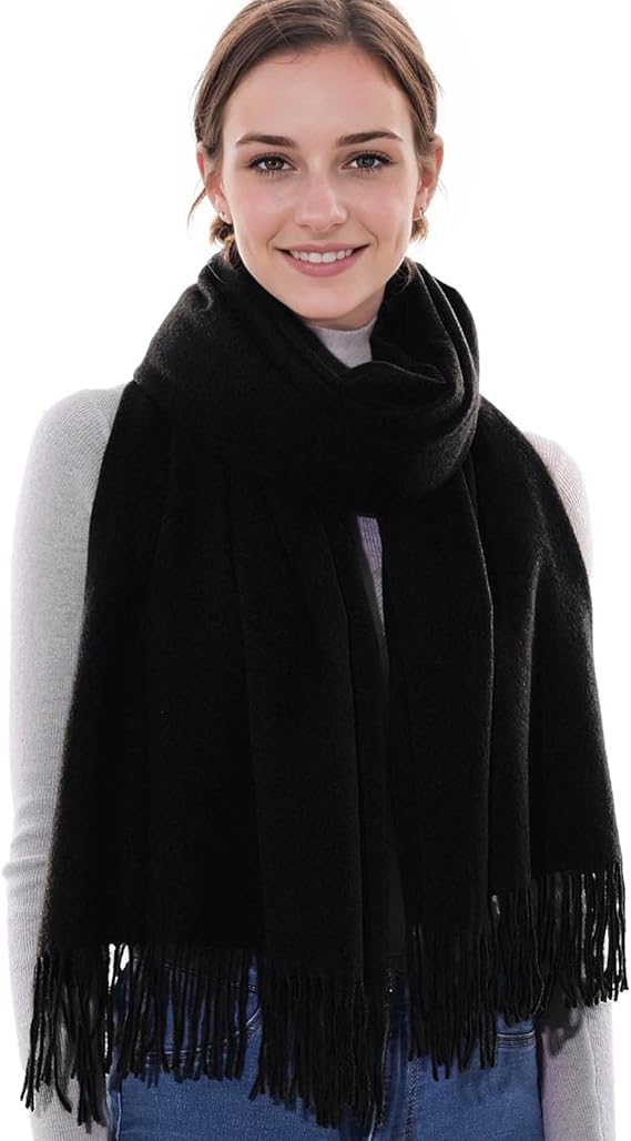 Hallie - Cashmere Scarf for Women Soft Warm Winter Shawl