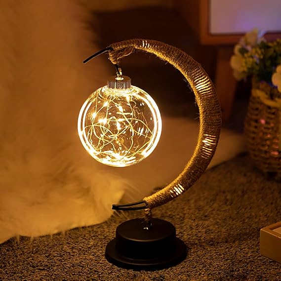 LustraPod - Enchanted Lunar Lamp with Magical Glow and Elegant Design