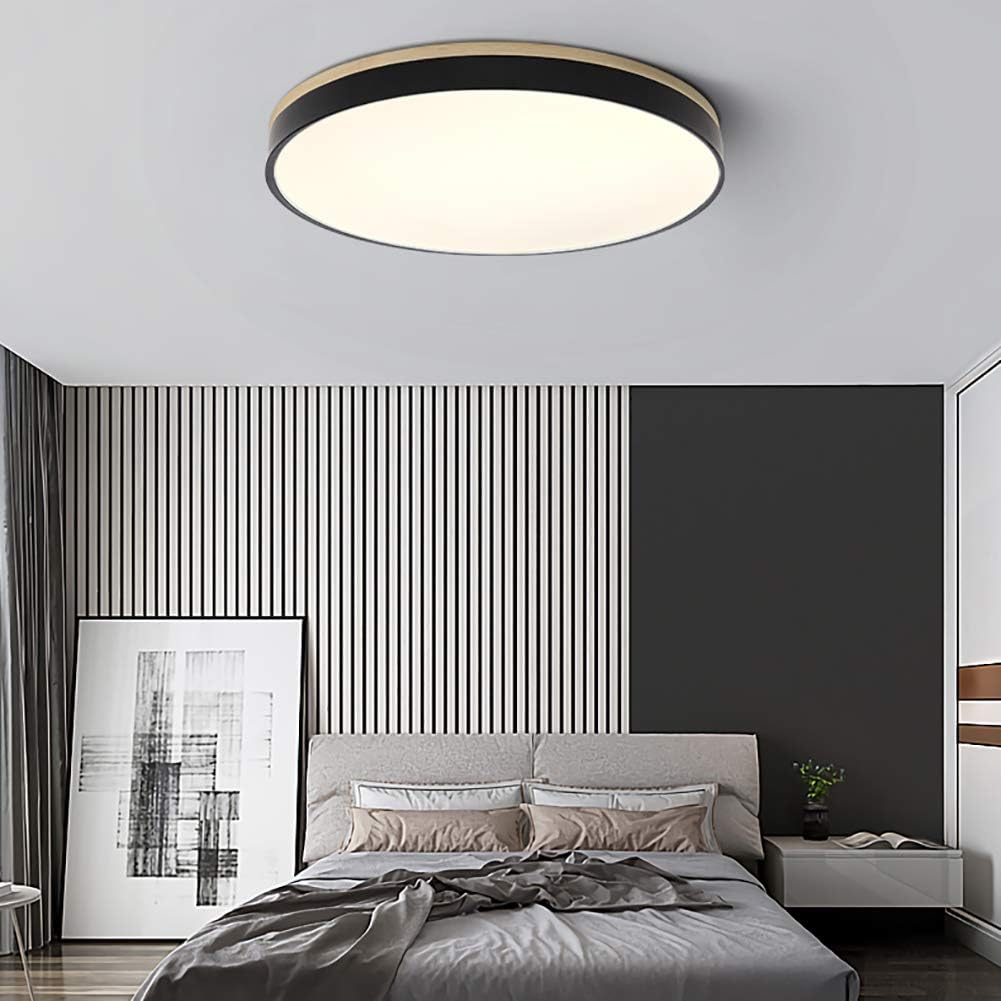 Clarova - Modern Wood LED Ceiling Light Flush Mount For Style