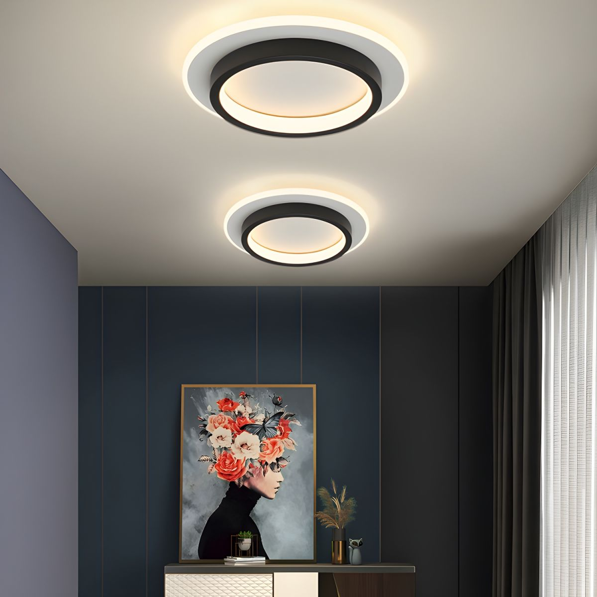 Terranova - Modern LED Ceiling Light Flush Mount Fixture Design