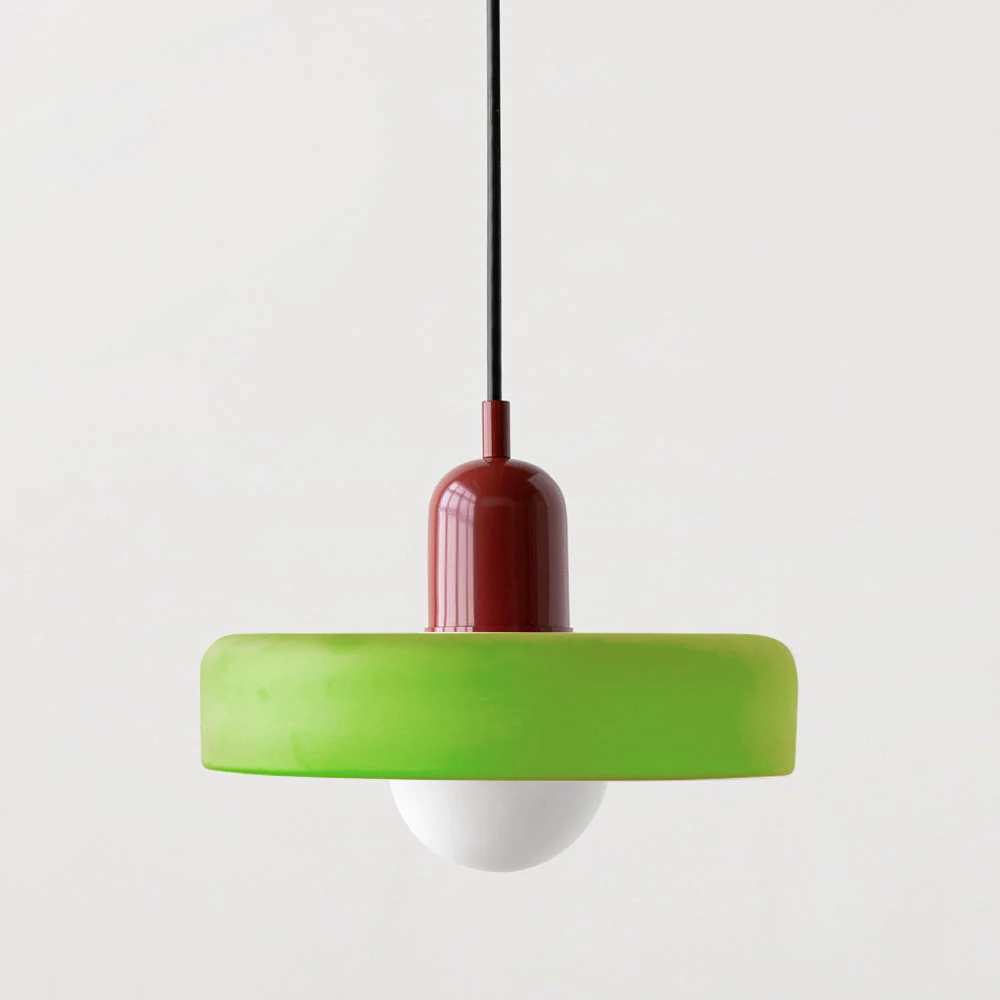 GleaMore - Bauhaus Pendant Light in Stylish Colored Glass