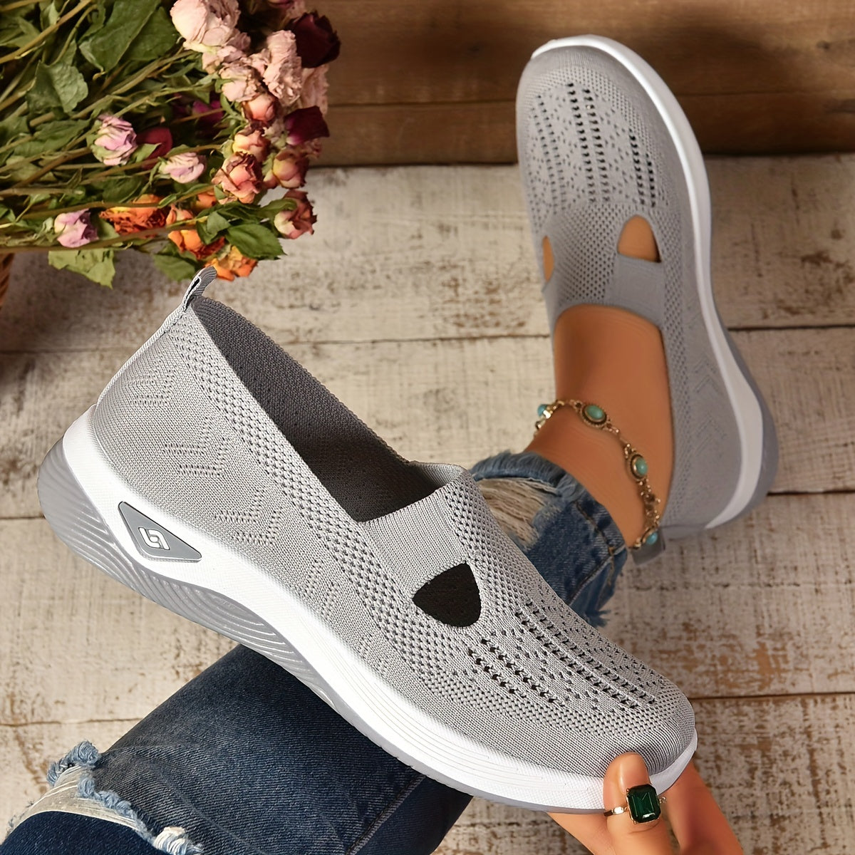 Brinley - Casual Breathable Slip-on Sneakers for Everyday Comfort