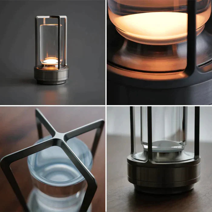 VintGlow - Elegant Crystal Lantern for Home and Outdoor Decor