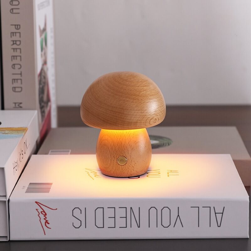 Candelis - Mushroom Night Lamp With Warm Soft Glow LED Ambient