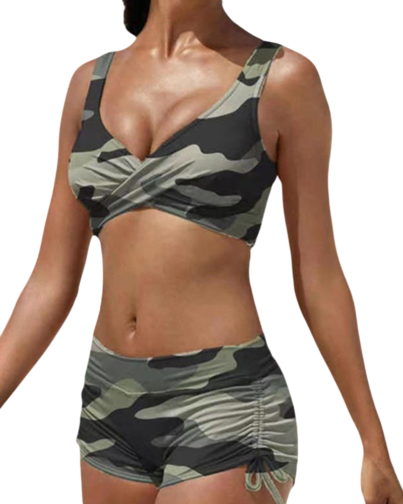 Dale - Stylish Women's Bikini with V-neck and Supportive Fit