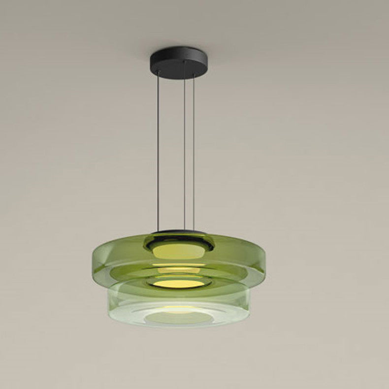 AuraLuxe - Bauhaus Style Glass Pendant Lighting for Modern Interiors