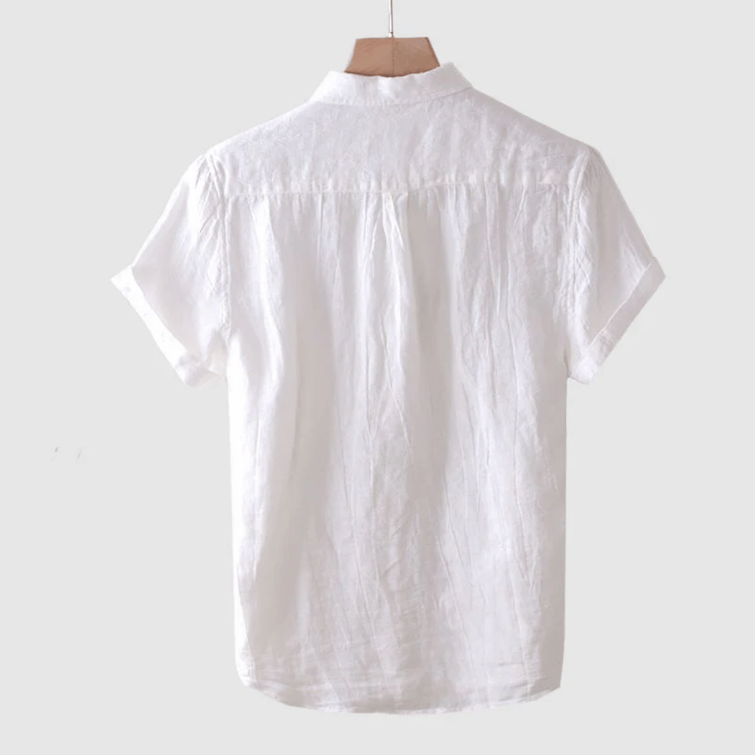 Tyron - Stylish Short Sleeve Linen Shirt for Effortless Summer Looks