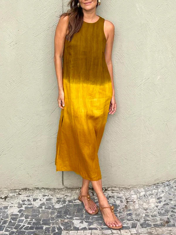 Sophia - Charming Women's Maxi Dress with Gradient Pattern