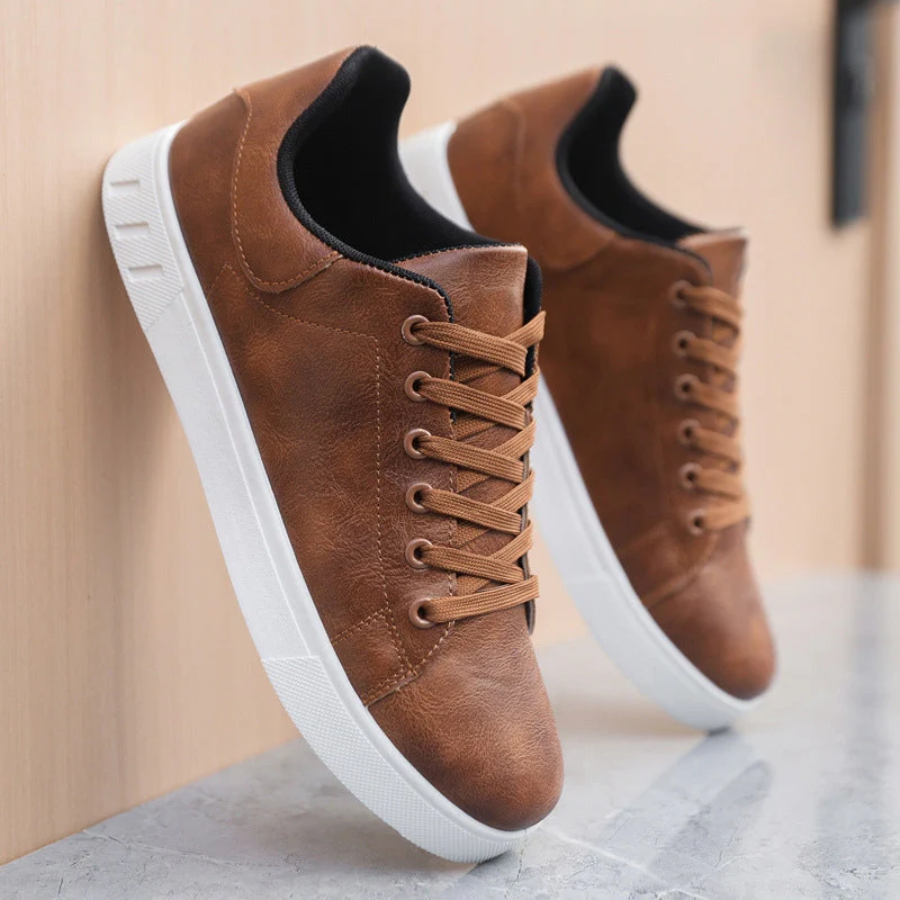 Lester - Stylish Leather Sneakers for Men
