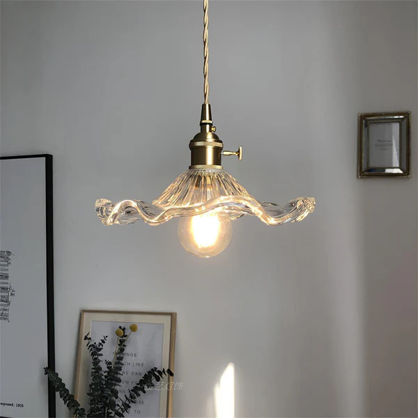 Coverra - Hibiscus Glass Pendant Lamp For Ambient Glow