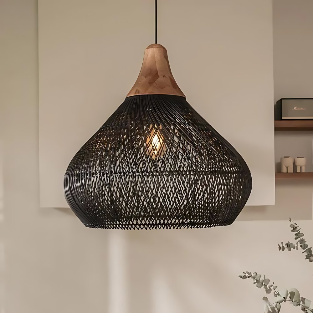 Luminis - Handwoven Rattan Pendant Light For Warm Ambience