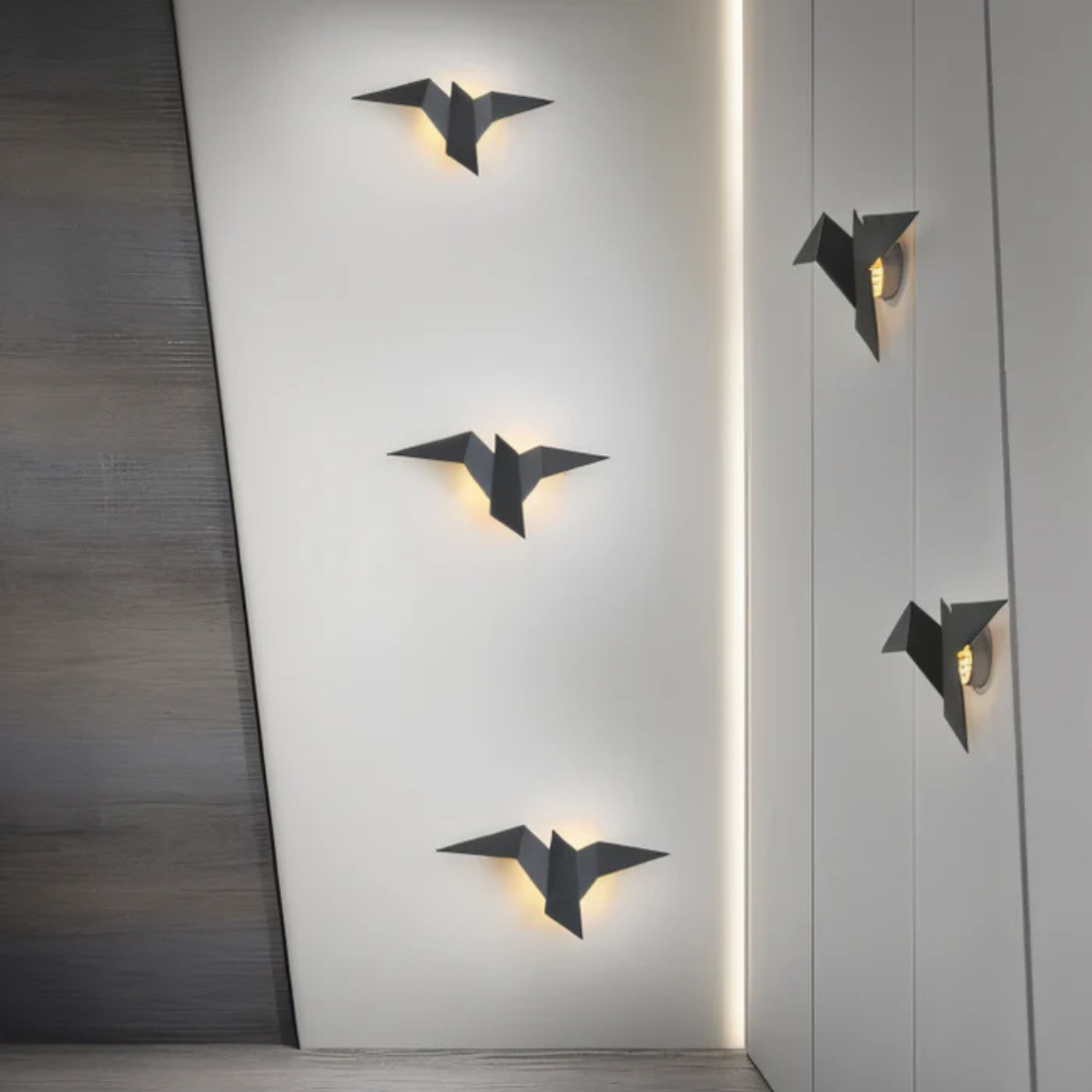 Brillora- Origami Wall Lamp Ambient Mood Lighting for Modern Homes