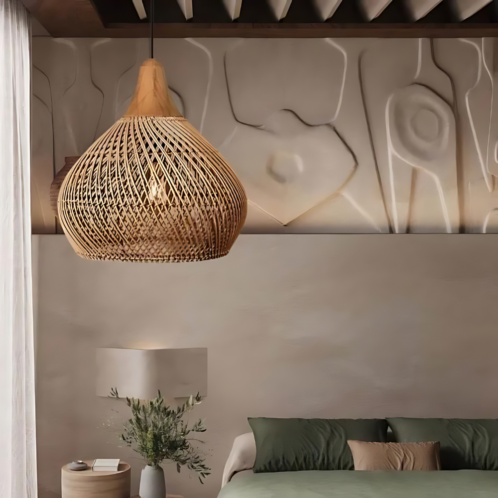 Luminis - Handwoven Rattan Pendant Light For Warm Ambience