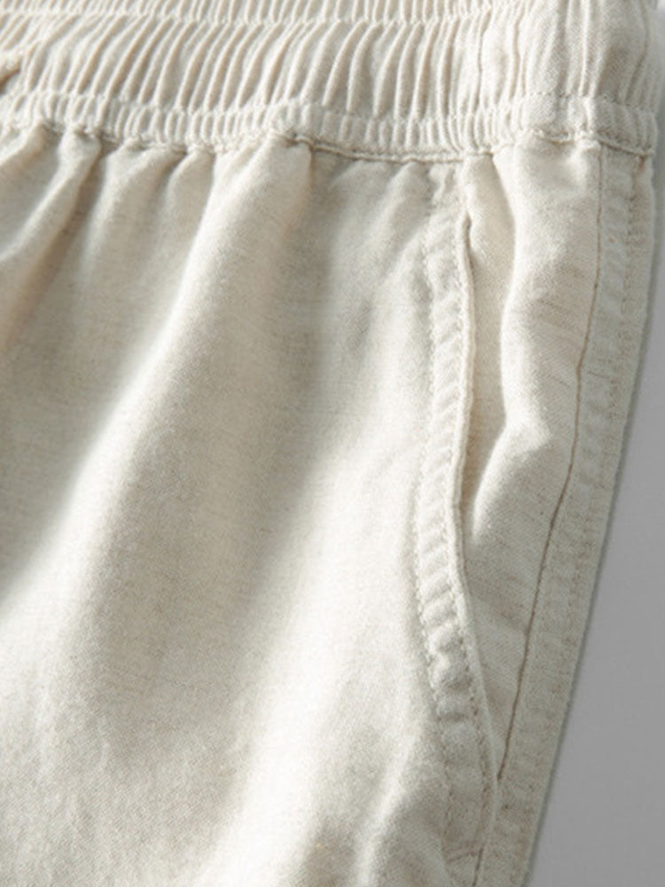 Oaklyn - Stylish Men's Linen Shirt and Trousers Set for Everyday Elegance