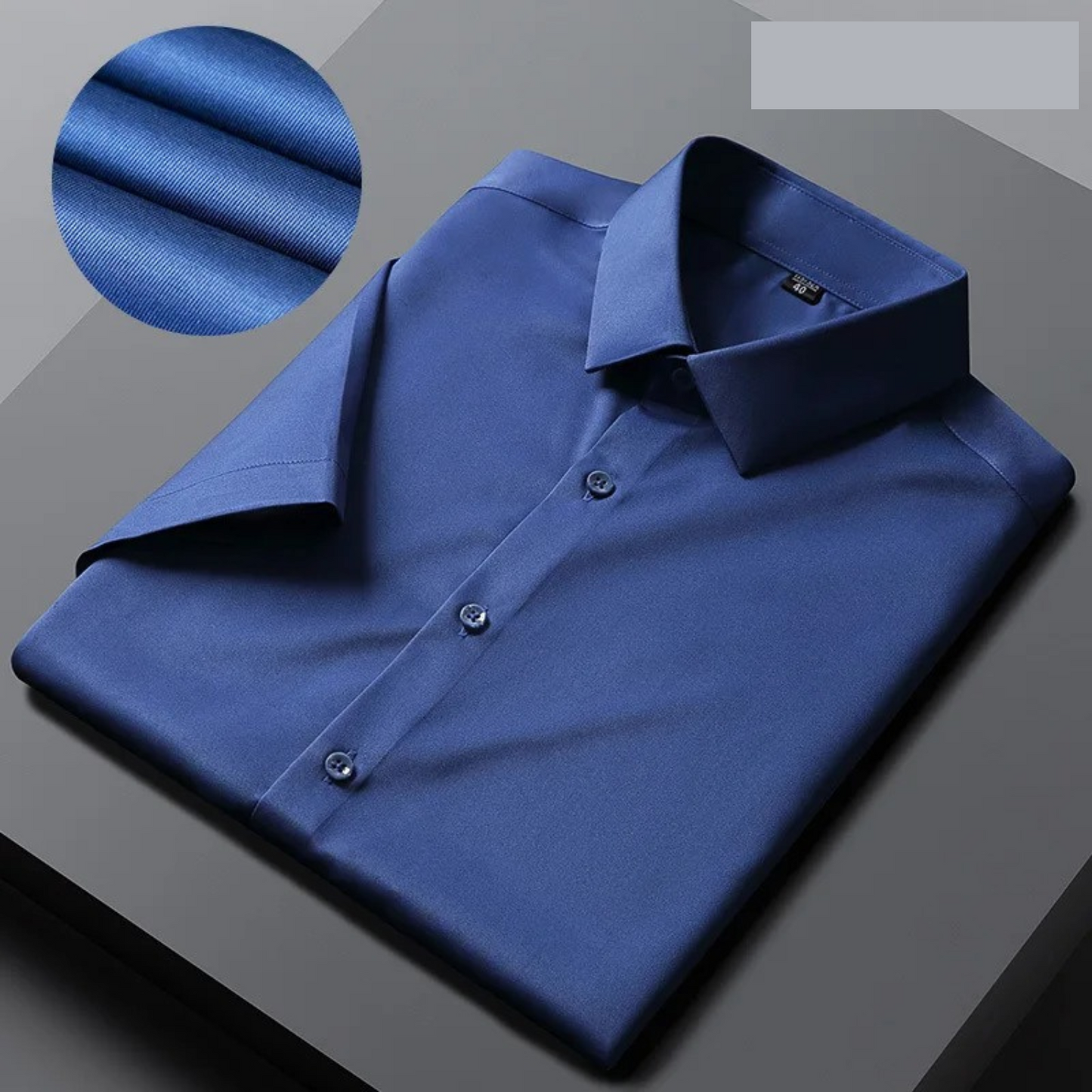 Alfred - Stylish Men's Short Sleeve Wrinkle-Free Shirt for All-Day Comfort