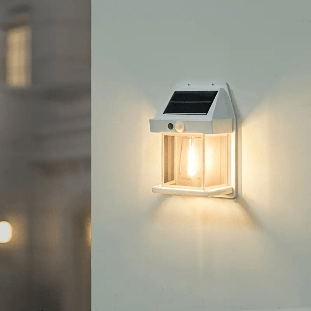 Brillence - Modern Solar Wall Lantern Waterproof With Motion Sensor
