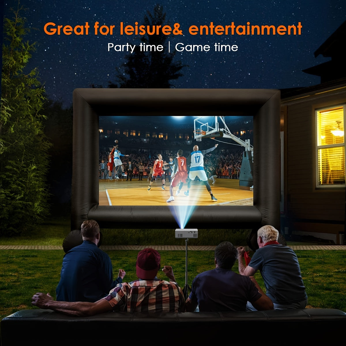 Zevria - Ultra Bright Mini Projector 3000 Lumen Portable HDTV USB