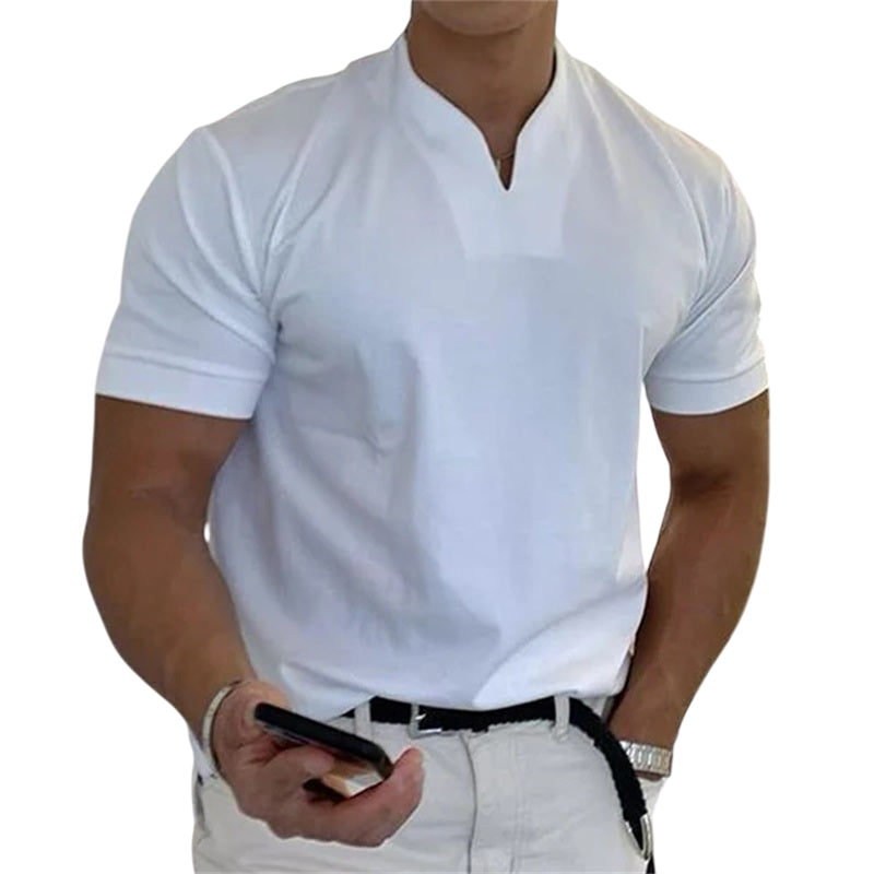 Arthur - Men's short sleeve fitness t-shirt with business casual style