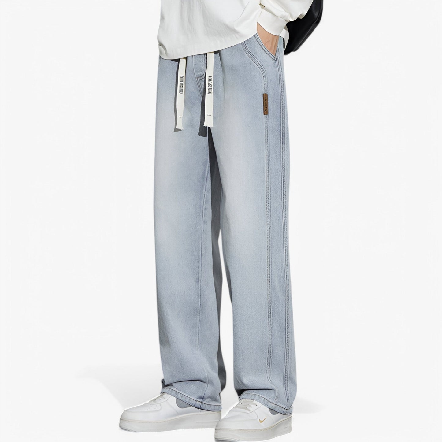 Murray - Trendy Wide Leg Denim Pants for Ultimate Comfort