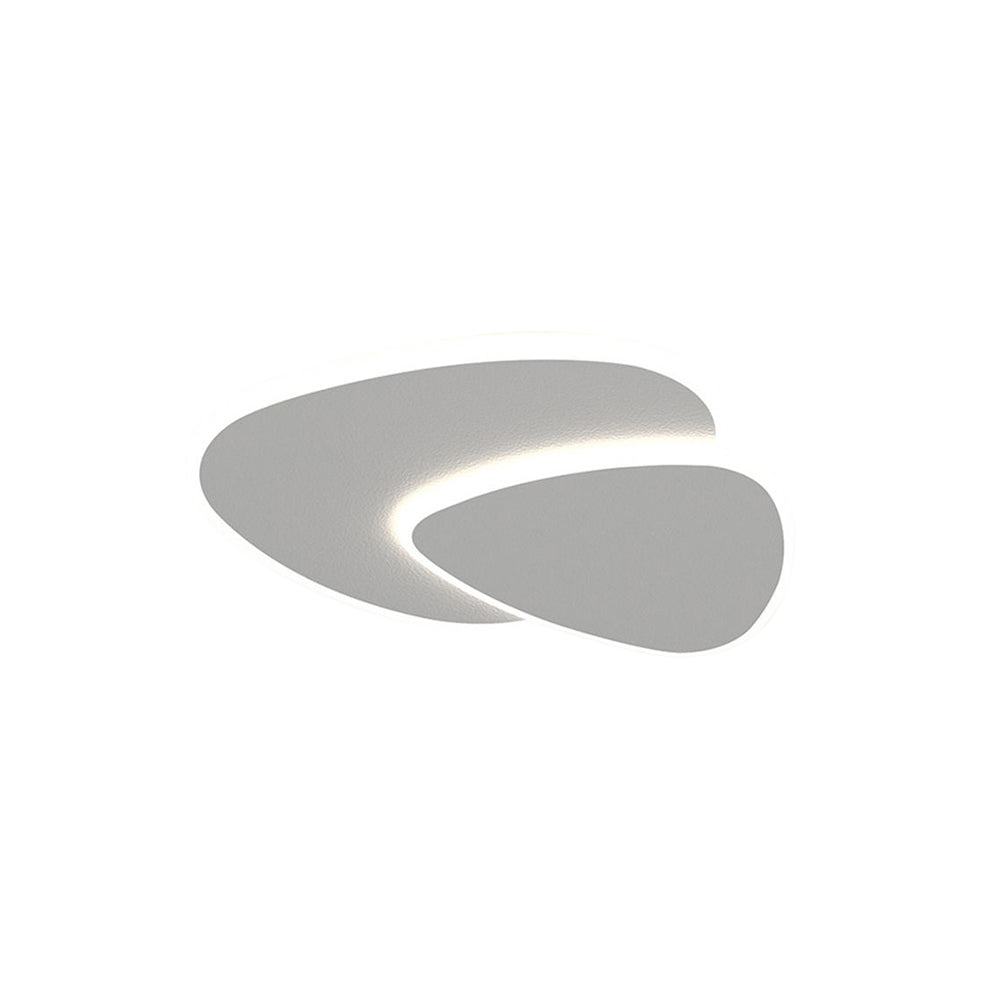 Gardenra - LunaGlow LED Ceiling Light White Metal Acrylic Bedroom