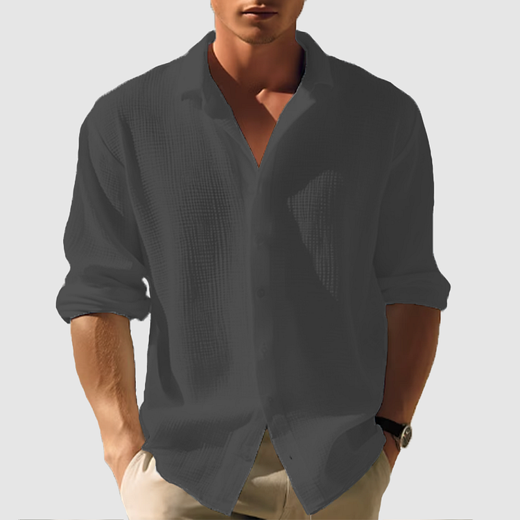 Bob - Casual Button-Down Shirt for Men Perfect for Summer Wear