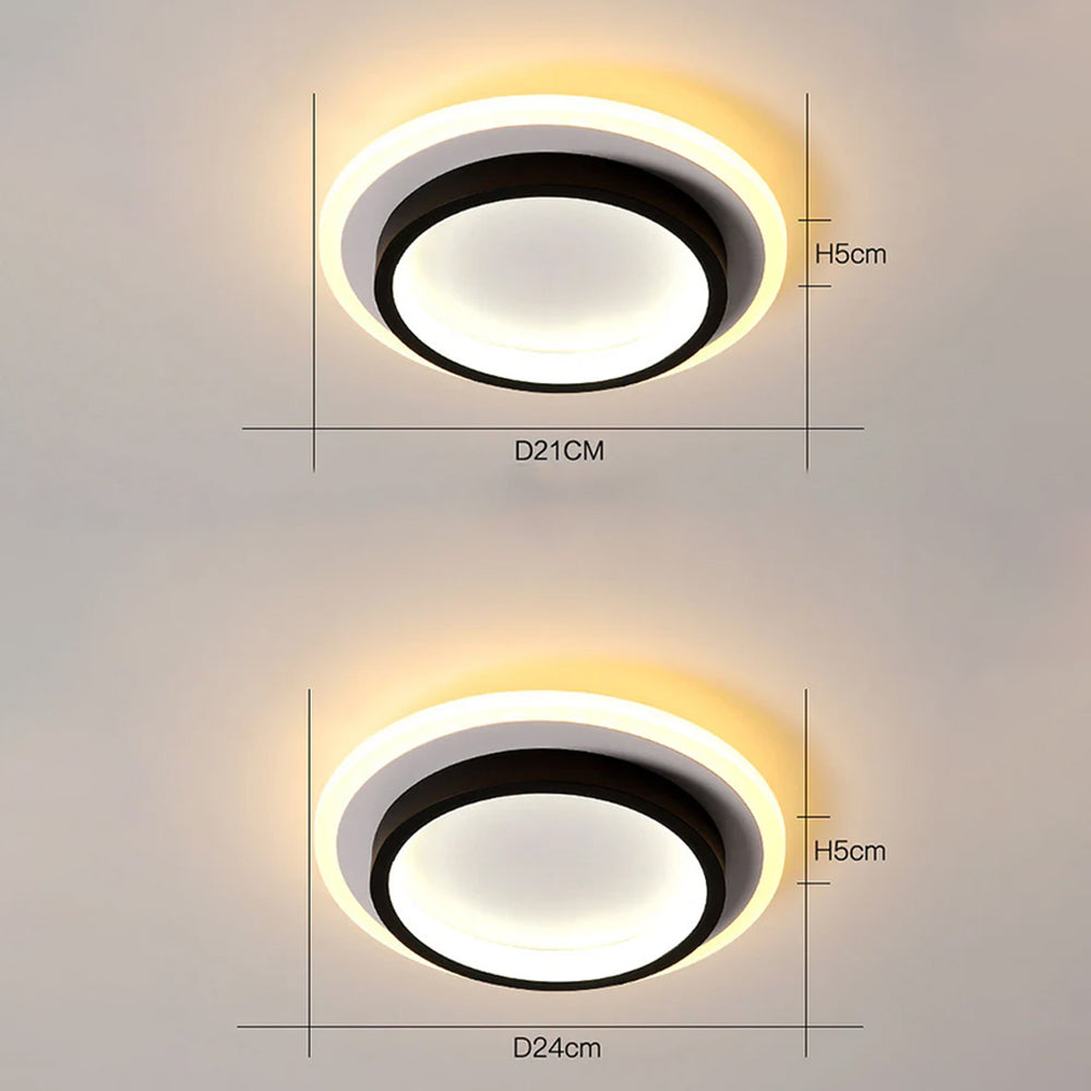 Terranova - Modern LED Ceiling Light Flush Mount Fixture Design