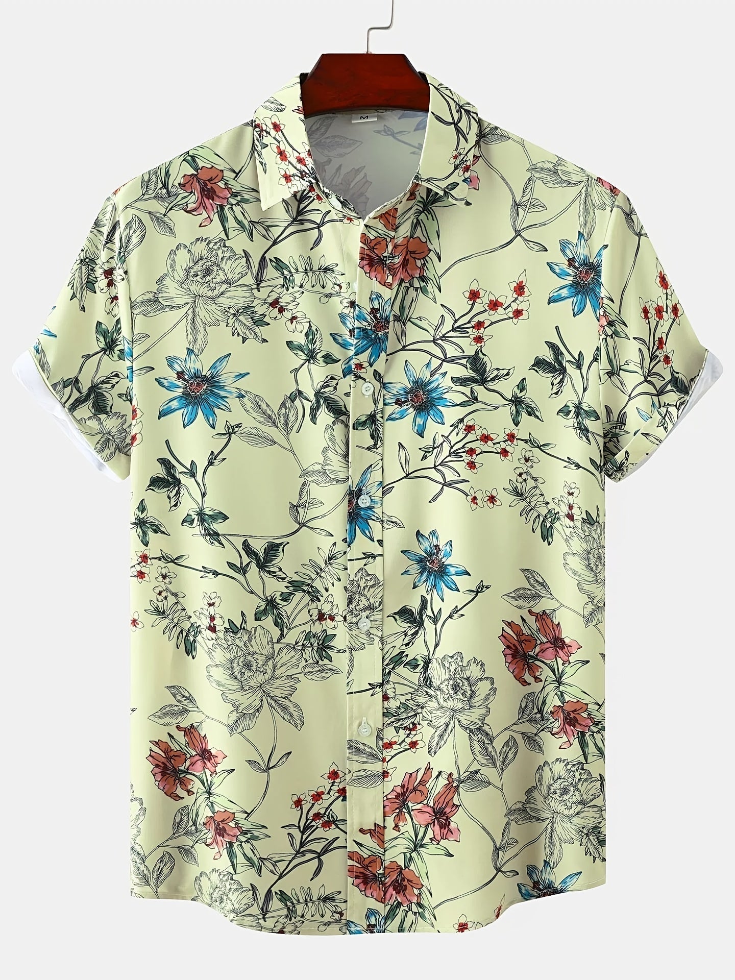 Emmanuel - Stylish Men's Floral Shirt for Summer Comfort