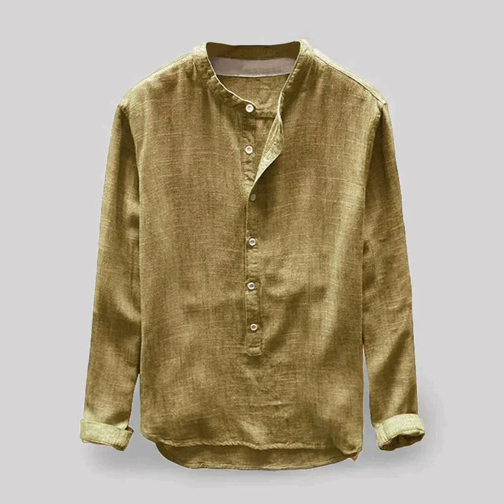 Viktor - Stylish Men's Linen Shirt for Casual and Professional Wear