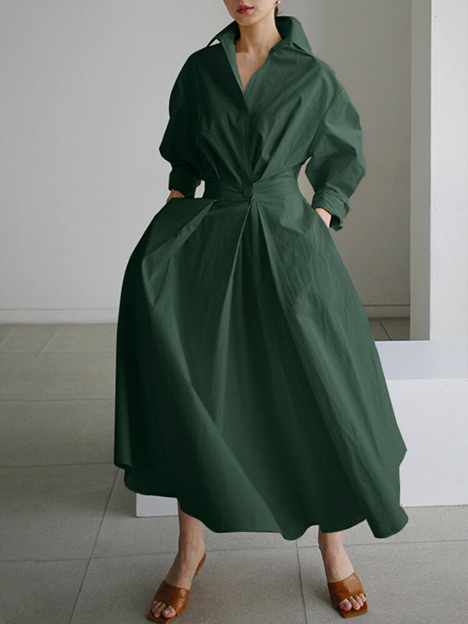 Anwen- Elegant Vintage-Inspired Women's Dress with Timeless Design and Lightweight Fabric