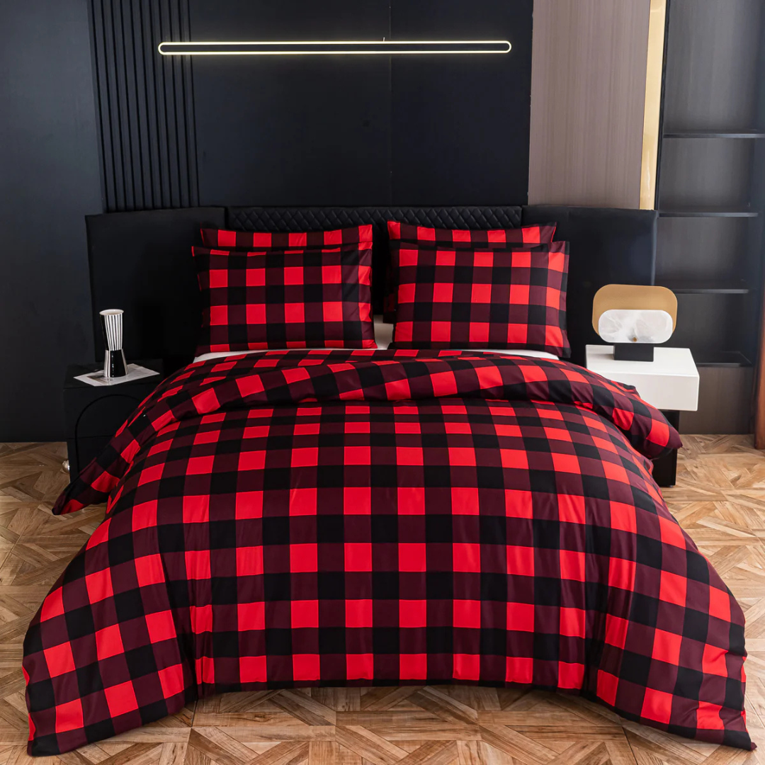 Ornesta - Tova Luxury Duvet Cover Set for Modern Bedrooms Breathable