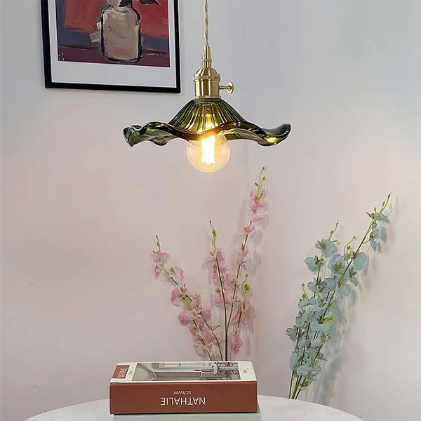 Coverra - Hibiscus Glass Pendant Lamp For Ambient Glow