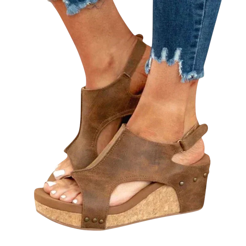 Meredith - Stylish Orthopedic Leather Sandals with Extra Support and Comfort