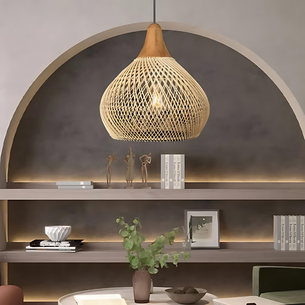 Luminis - Handwoven Rattan Pendant Light For Warm Ambience