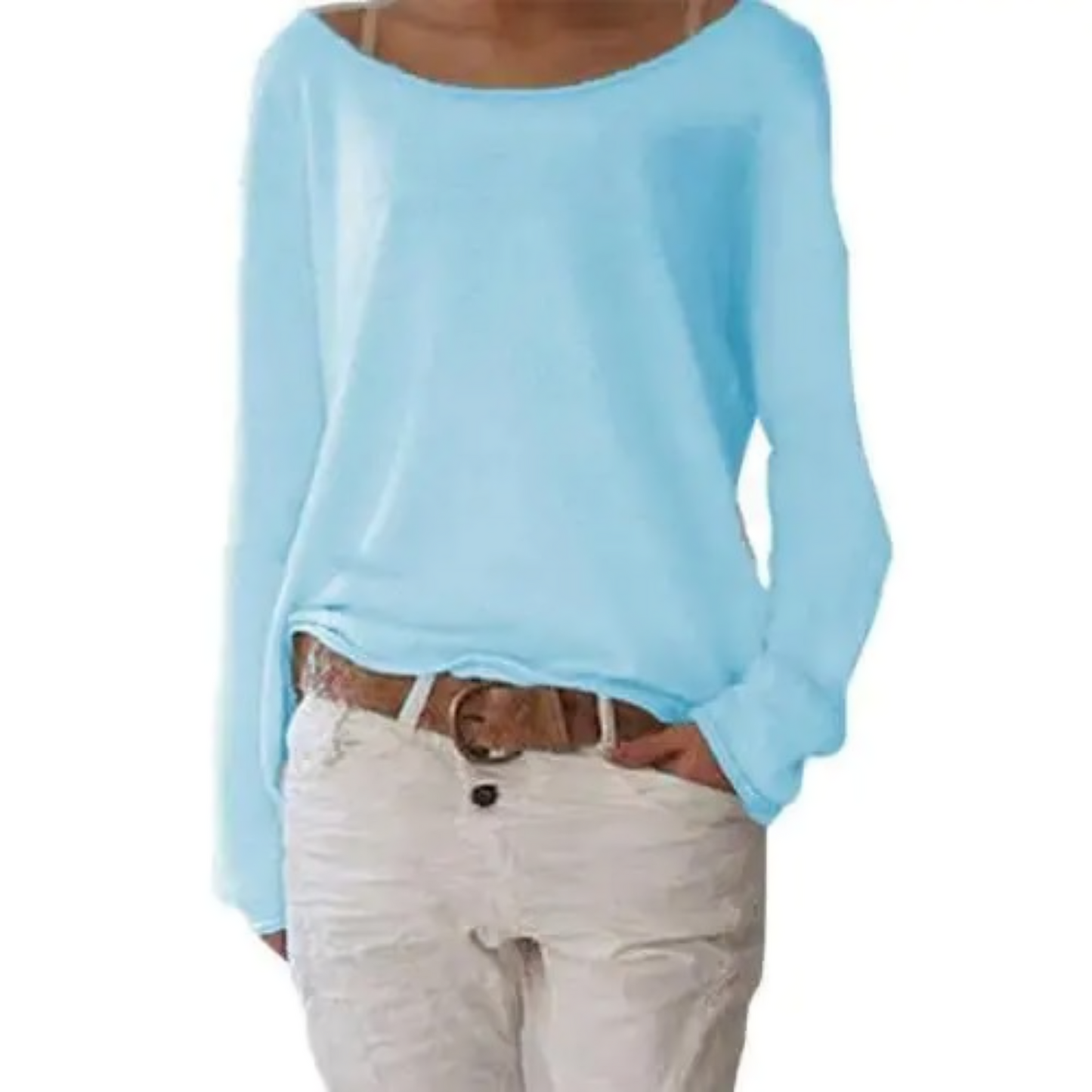 Tabby - simple long sleeve T shirt for casual women