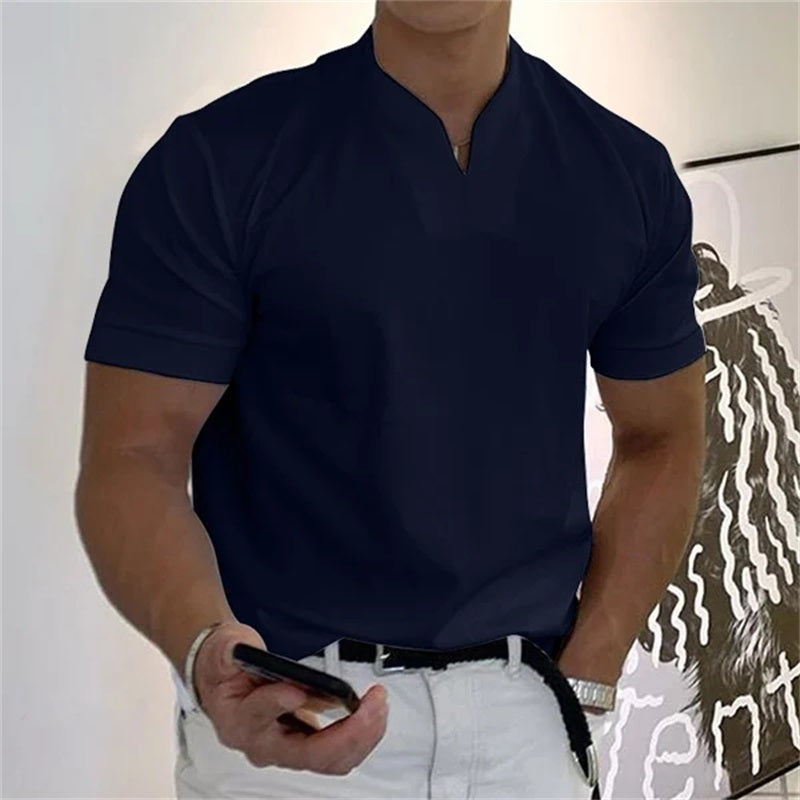 Arthur - Men's short sleeve fitness t-shirt with business casual style