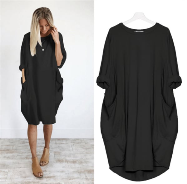 Aerith - Stylish and Comfortable Casual Women's Dress with Pockets