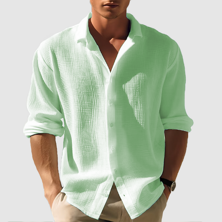 Bob - Casual Button-Down Shirt for Men Perfect for Summer Wear