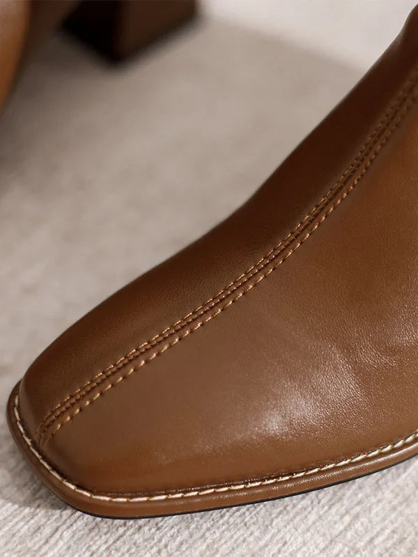 Karolina - Elegant Women's Toe Zipper Boots for Sophisticated Style