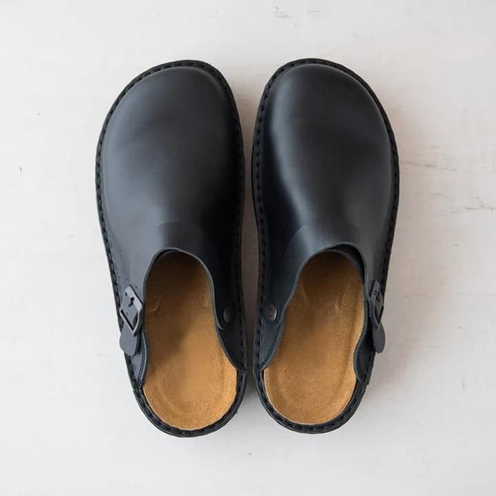 Ned - Comfortable Orthopedic Leather Mules for Men