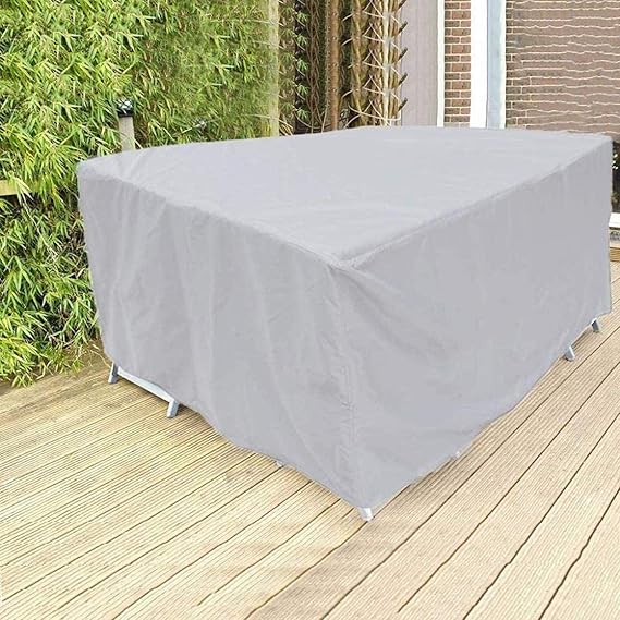 Ambrisa - Waterproof Black Polyester Garden Furniture Cover for Protection