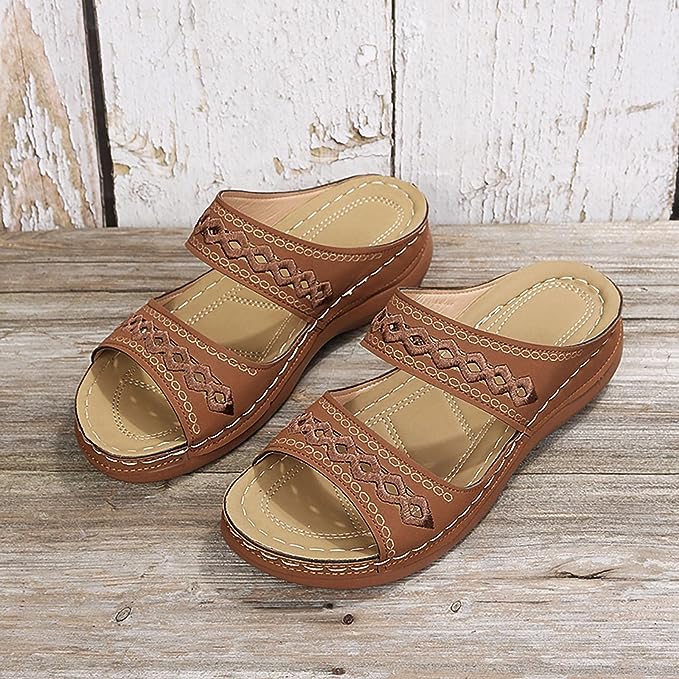 Quorra - Comfortable Women's Orthopedic Sandals with Arch Support
